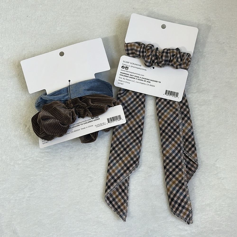 Hairitage by Mindy McKnight Women’s Hair Scrunchie Bundle - Picture 4 of 4